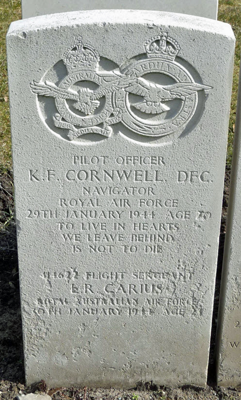 P/O Kenneth Frank Cornwell<br/><br /><br />died January 29th, 1944